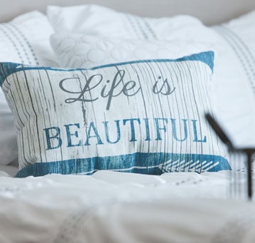 Life Is Beautiful Pillow